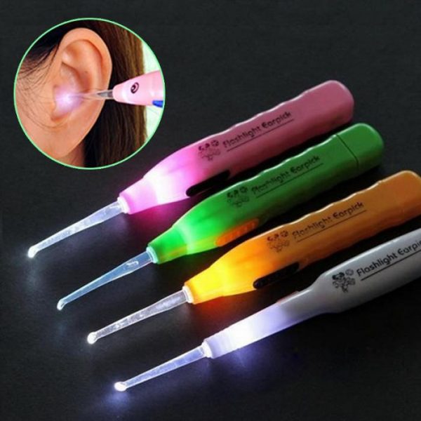 [HCM]Combo 2 dụng cụ lấy ráy tai cho bé có đèn led thiết kế nhỏ gọn tiện dụng