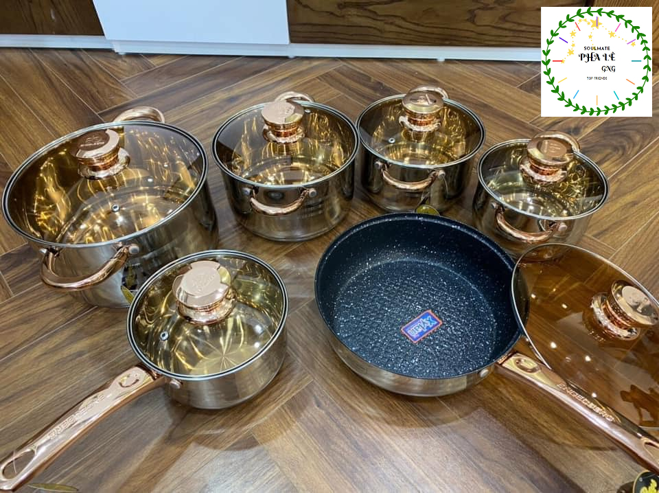 BỘ NỒI 6 MÓN VUNG KÍNH ANGELBERG