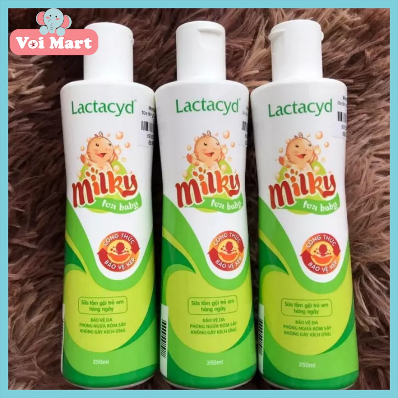 Sữa tắm lactacyd Milky 250 ml