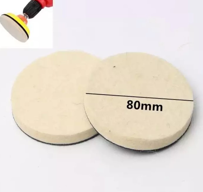 Bộ 2 Pad nỉ đánh bóng kính 3 inch