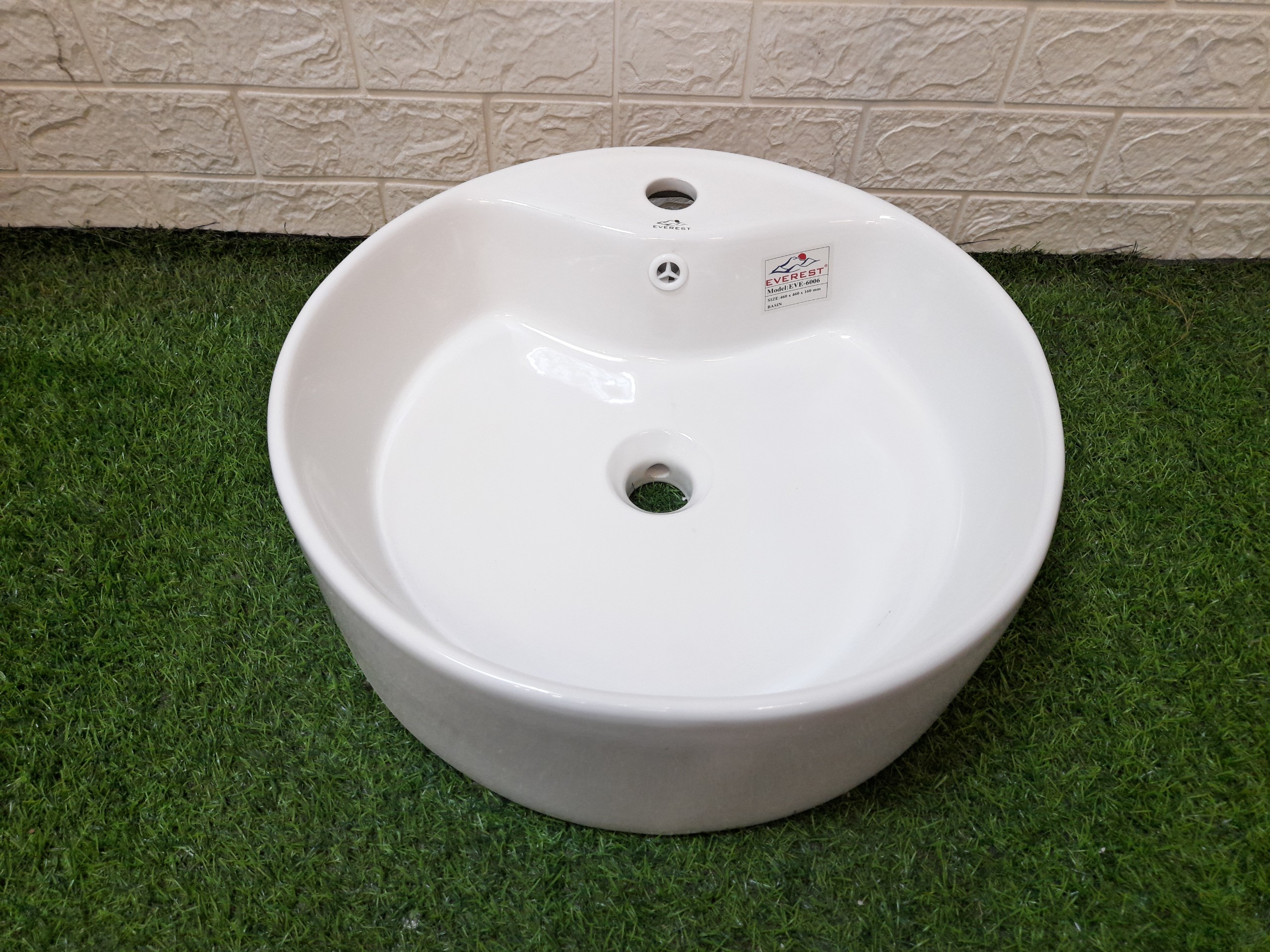 Chậu lavabo đặt bàn, chậu rửa mặt chính hãng EVEREST(tặng xifong khi mua combo)