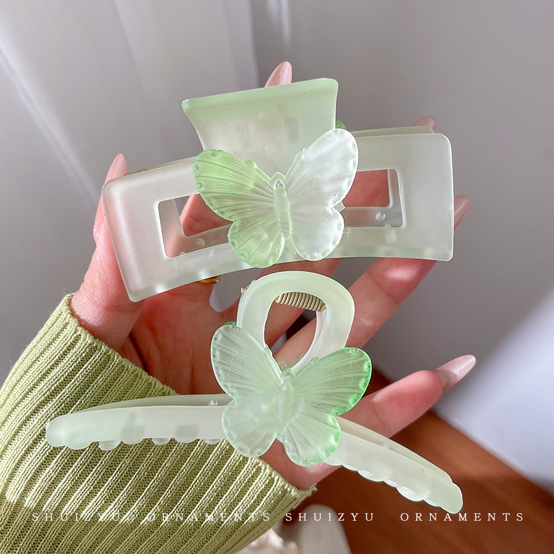 Kẹp Tóc Nơ Bướm Ren Hoa Hàn Quốc Cho Nữ