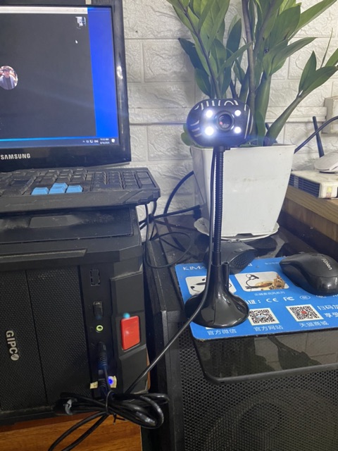 Webcam camera WC100 kèm Micro cho máy tính laptop PC