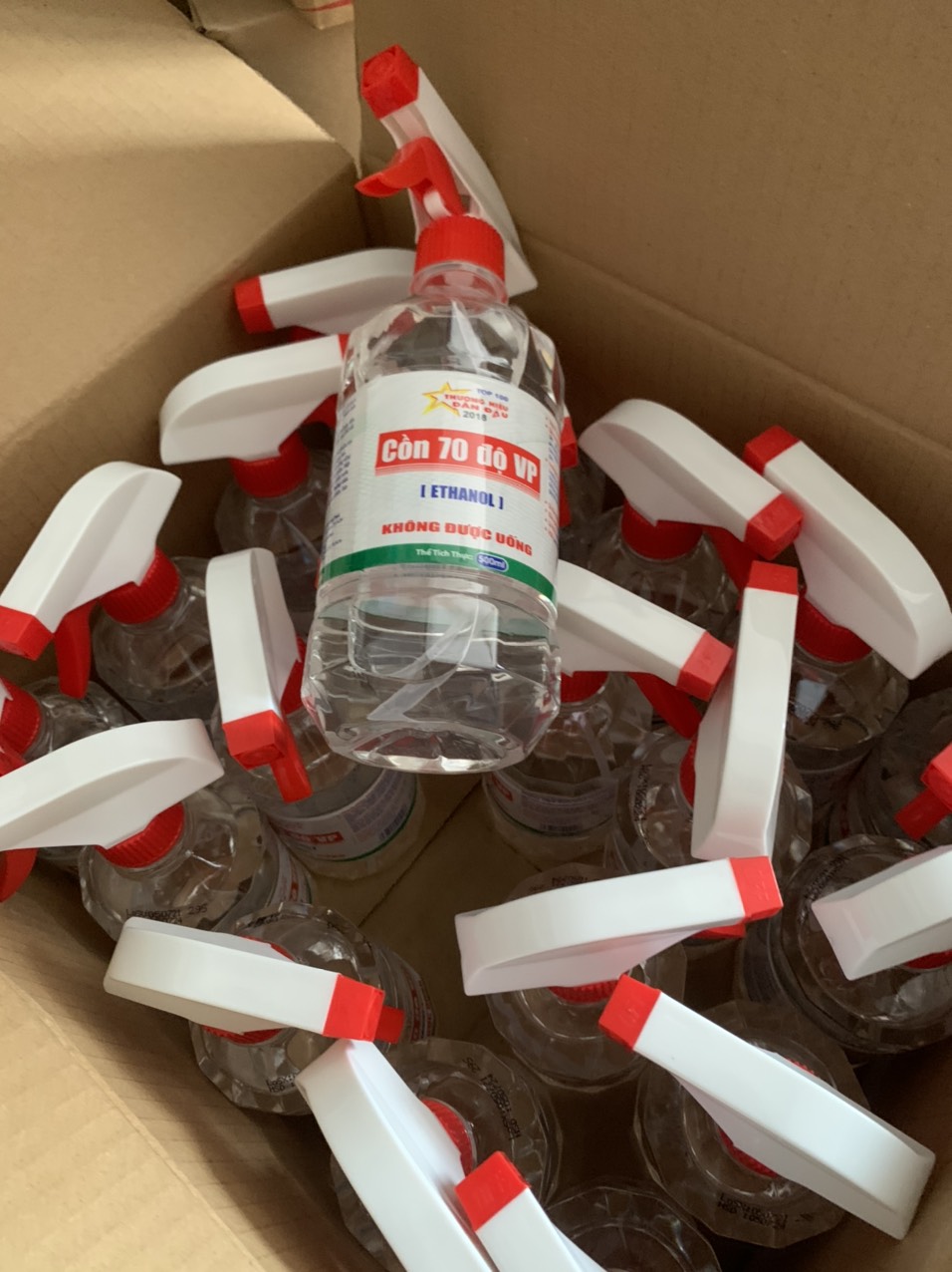 Combo 5 chai dung dịch sát khuẩn 500ml Vĩnh Phúc