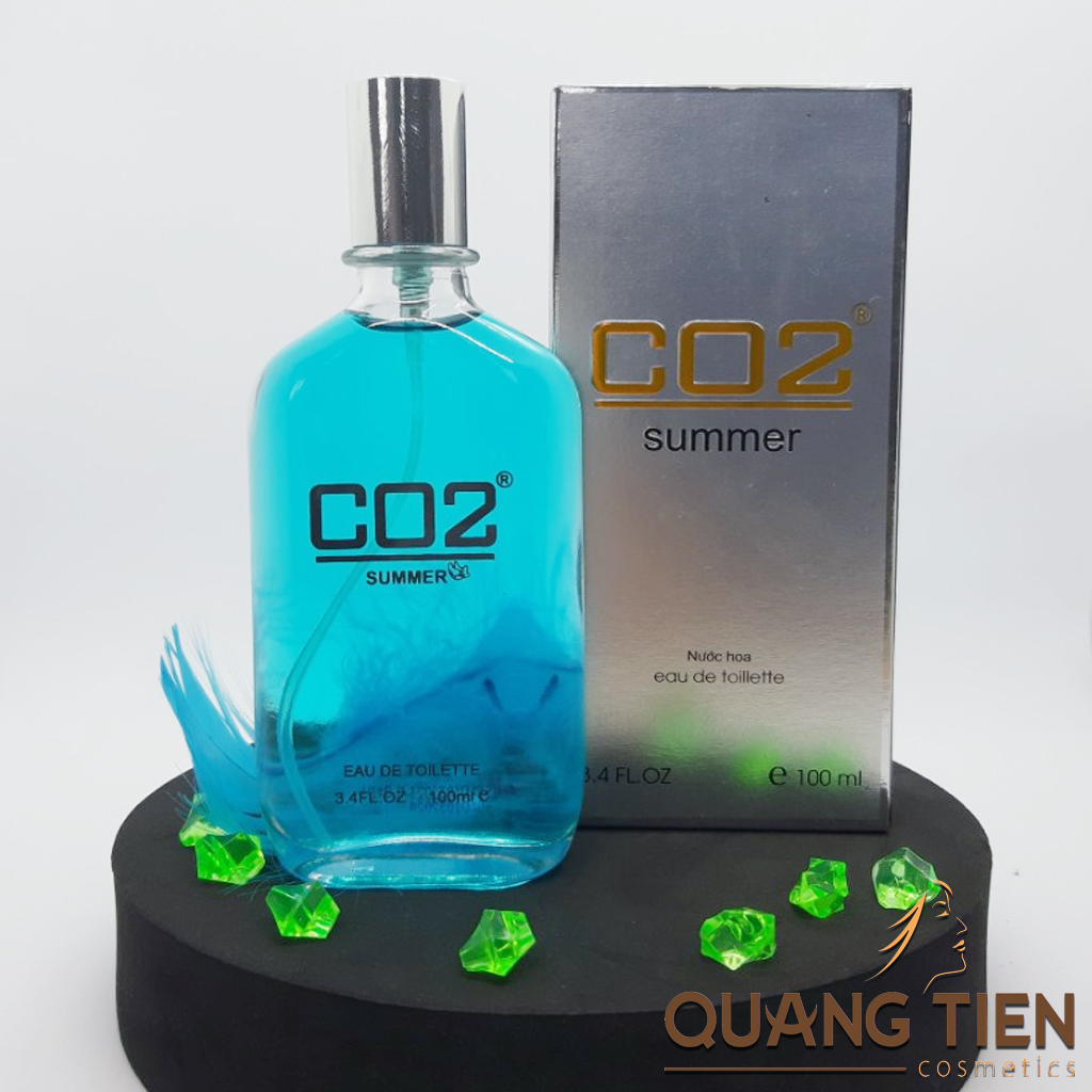 Nước hoa Nam CO2 Summer Eau De Toillette (hương gỗ thơm mát, lưu hương từ 05 - 07 giờ)