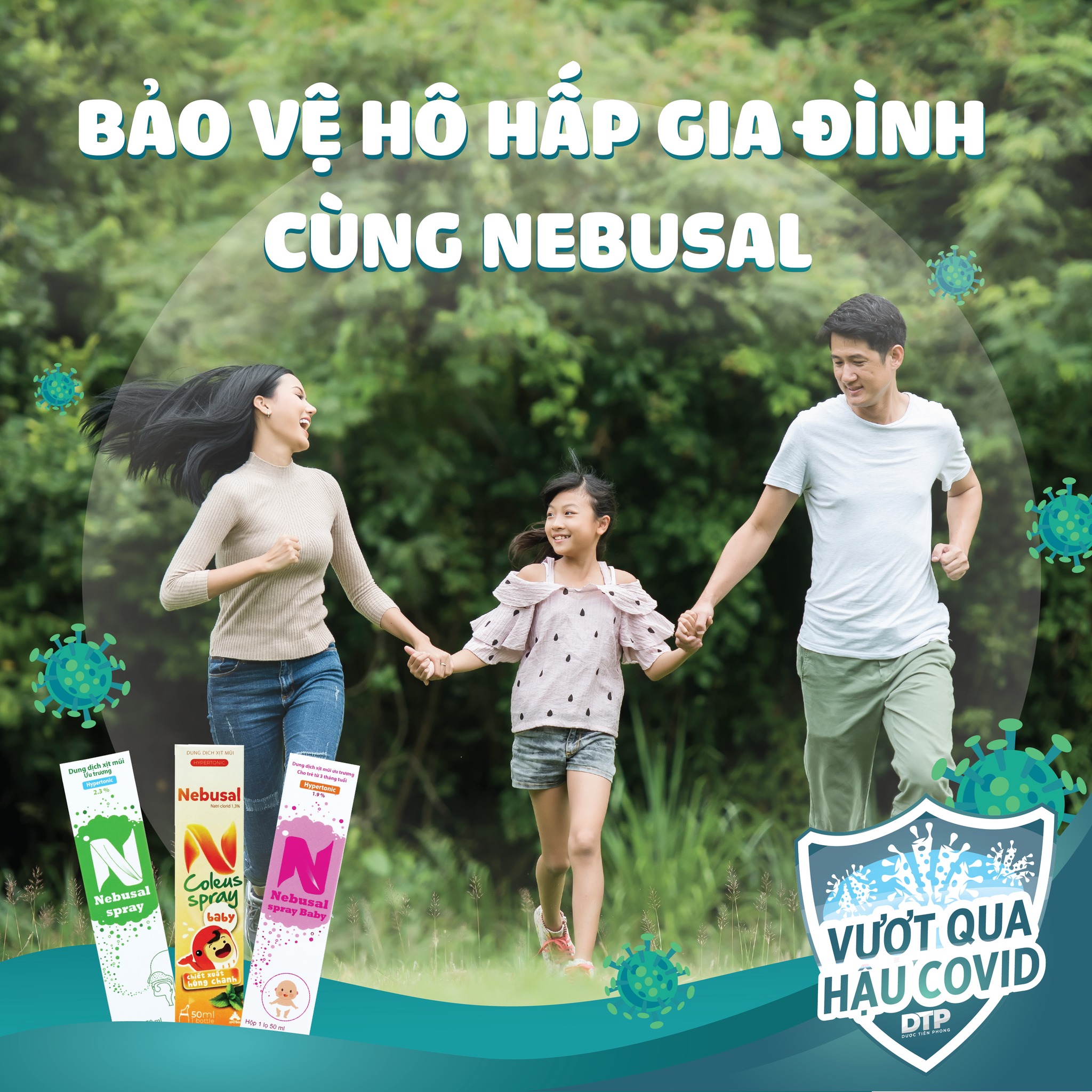 Xịt Rửa Mũi Nebusal Spray Giảm Nghẹt Mũi Và Sổ Mũi