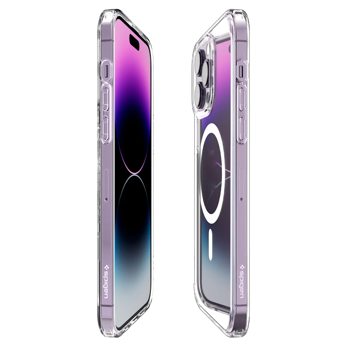 Spigen iPhone 14 14Plus 14Pro 14ProMax Case Ultra Hybrid (MagFit) - Crystal Clear