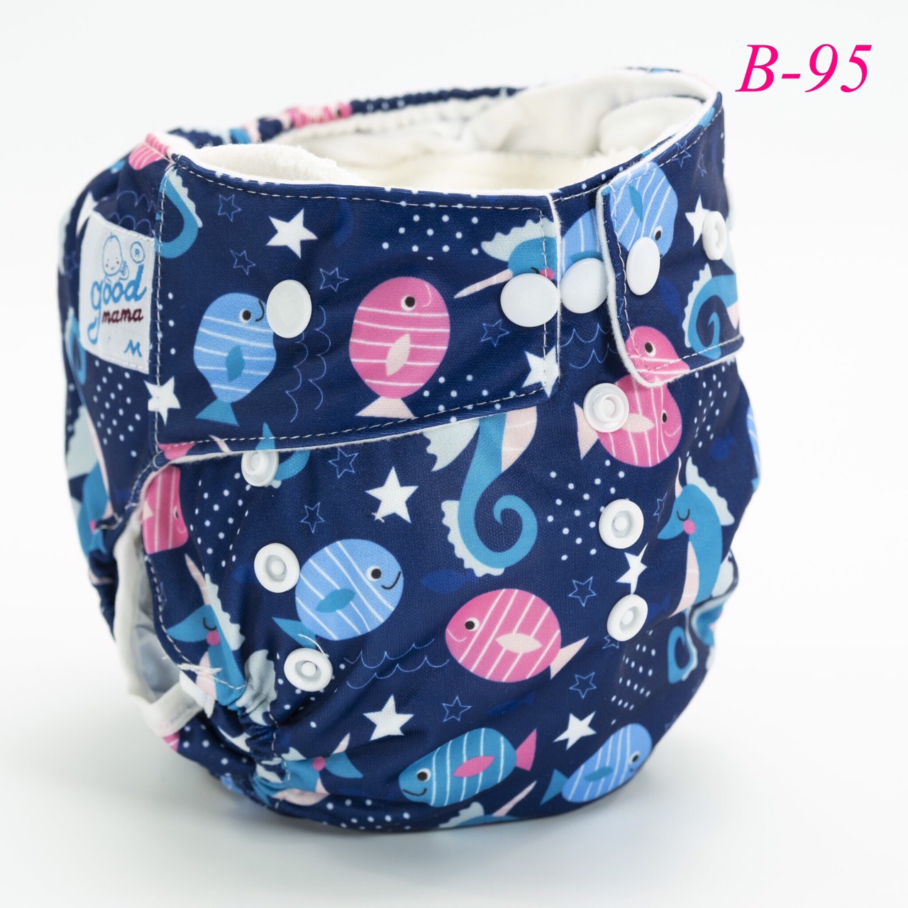 [HCM]Các mẫu size L_ 1Bộ tã vải siêu chống tràn Goodmama lót xơ tre gồm 1 vỏ và 1 lót