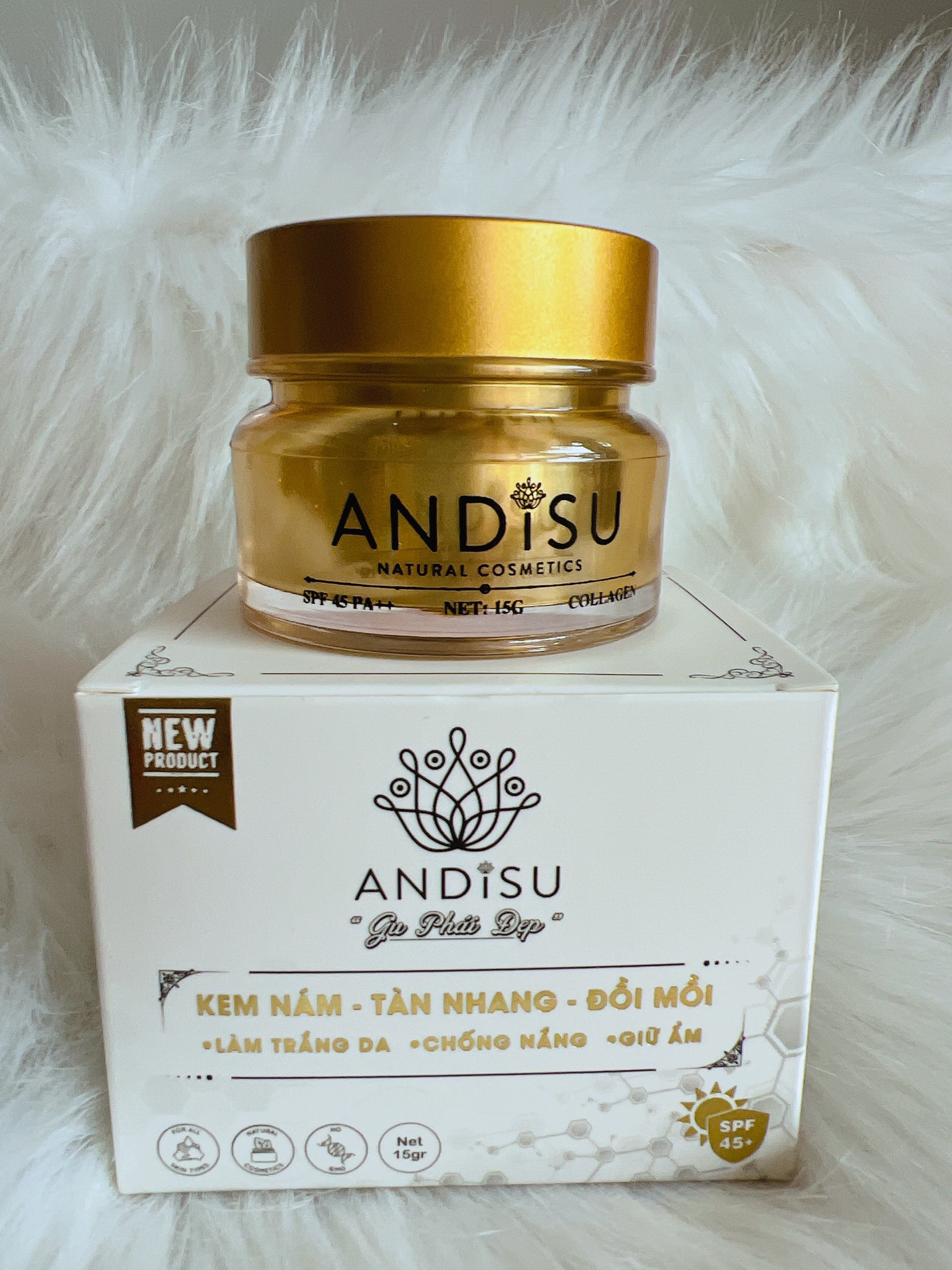 Kem andisu nám - tàn nhang - đồi mồi hủ 15gram -25gram