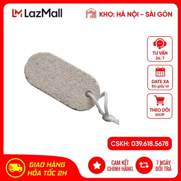 Đá chà gót chân hình ovan hàng chính hãng Nhật Bản