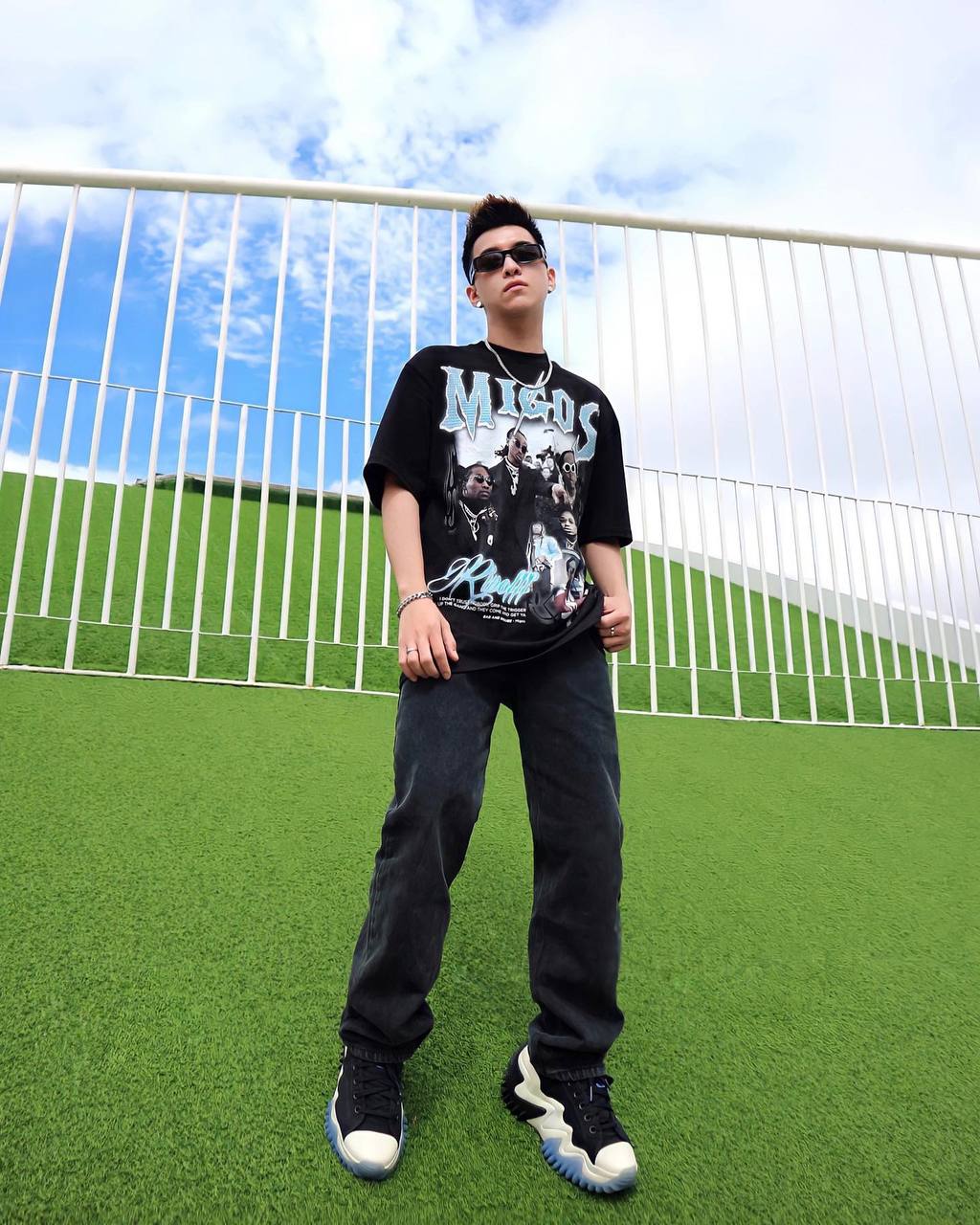 RIPOFFF Migos T-shirt - Black