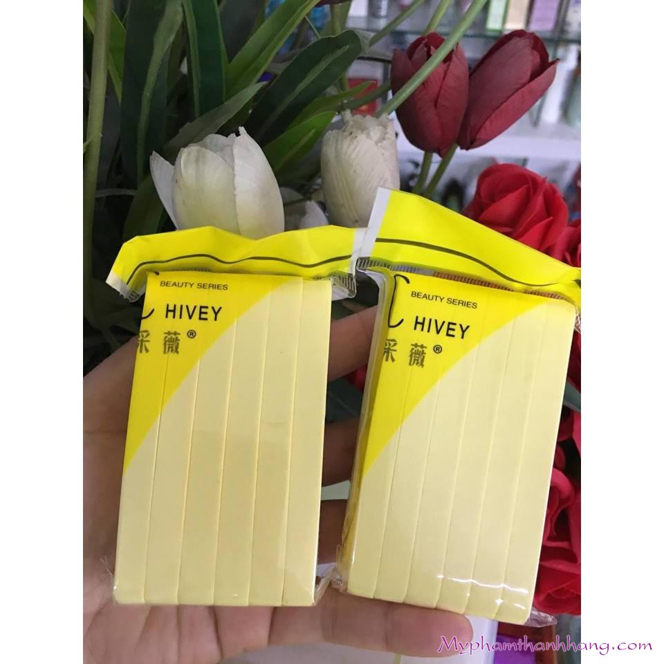 1 Gói 12 Miếng Bông Nở Rửa Mặt Chivey