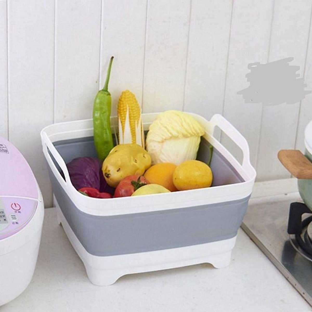 Chậu rửa gấp gọn thông minh