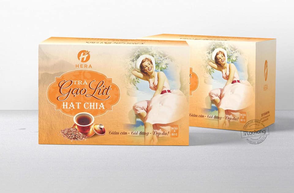 Trà gạo lứt giảm cân Hera chính hãng