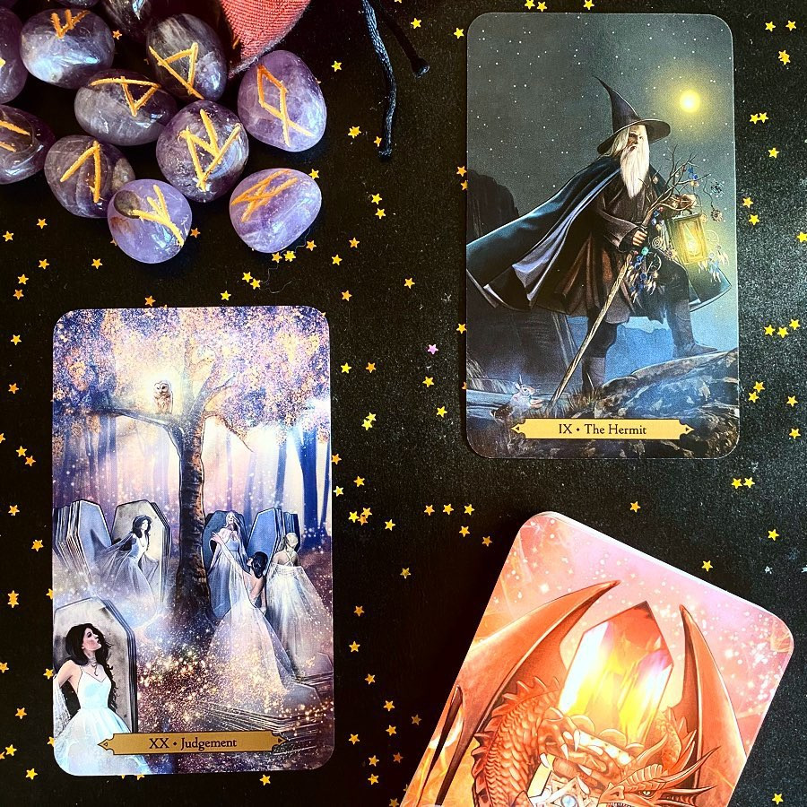 Bộ bài WIZARDS TAROT bói bài tarot oracle [MUA 2 BỘ BẤT KÌ TẶNG ĐÁ THANH TẨY]