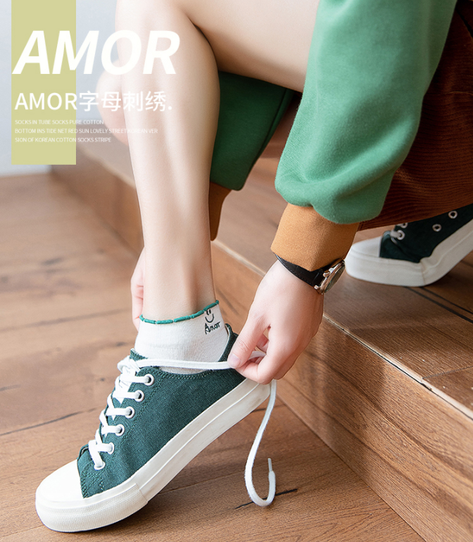 Set 10 đôi Tất Vớ Nữ Amor ngắn cổ siêu hot