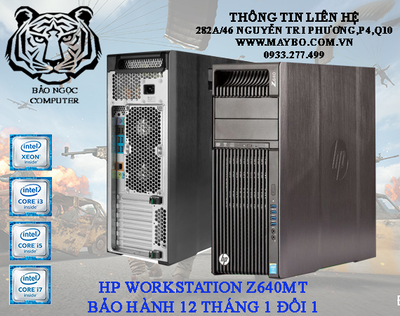 Máy Bộ HP Workstation Z640MT. . (E5-2697V3/64G/512GB/K5200)
