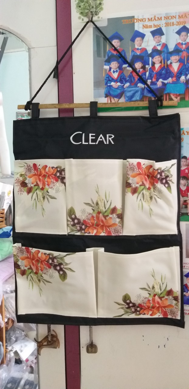 [HCM]Túi treo đa năng clear 5 ngăn