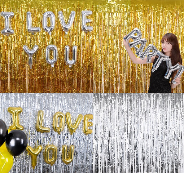 Rèm Kim Tuyến Trang Trí Tiệc Nhiều Màu