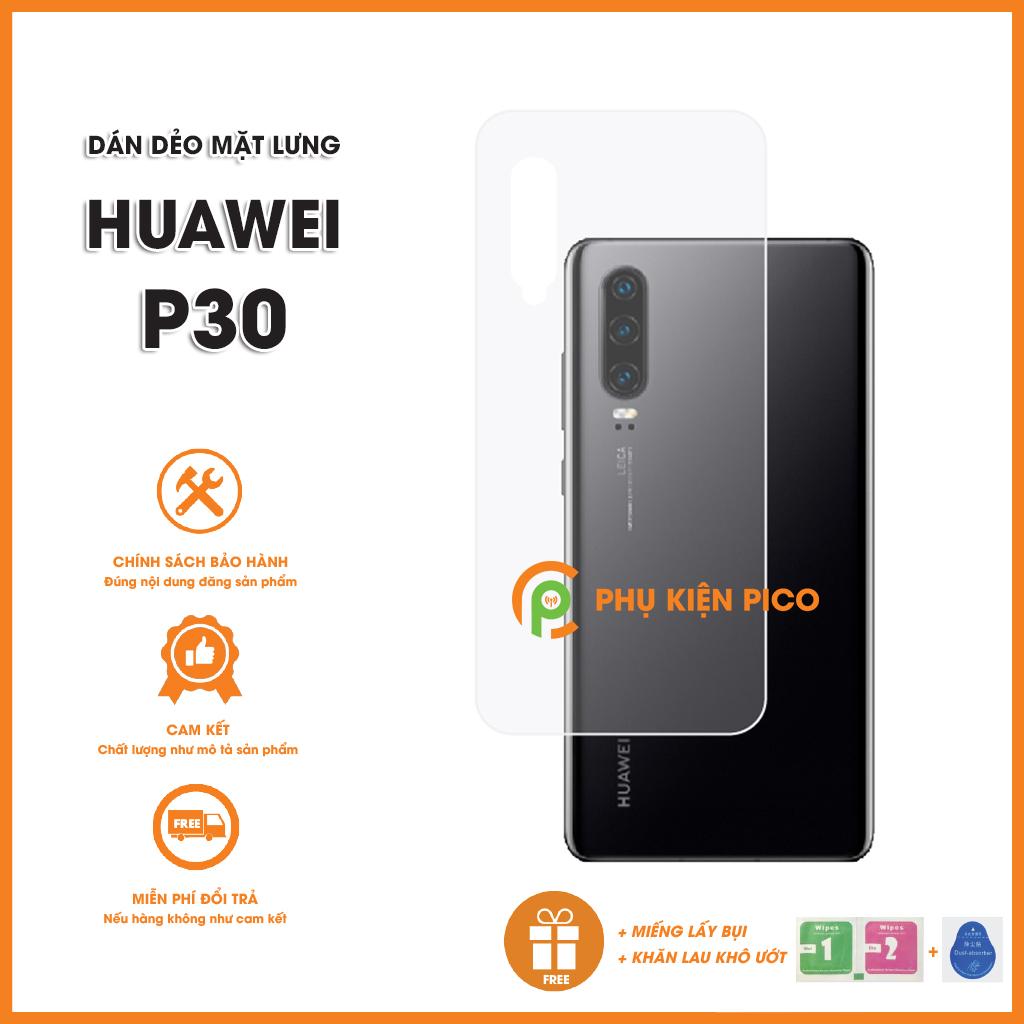 Dán lưng Huawei P30 - Miếng dán dẻo mặt lưng Huawei P30 PPF dẻo trong suốt