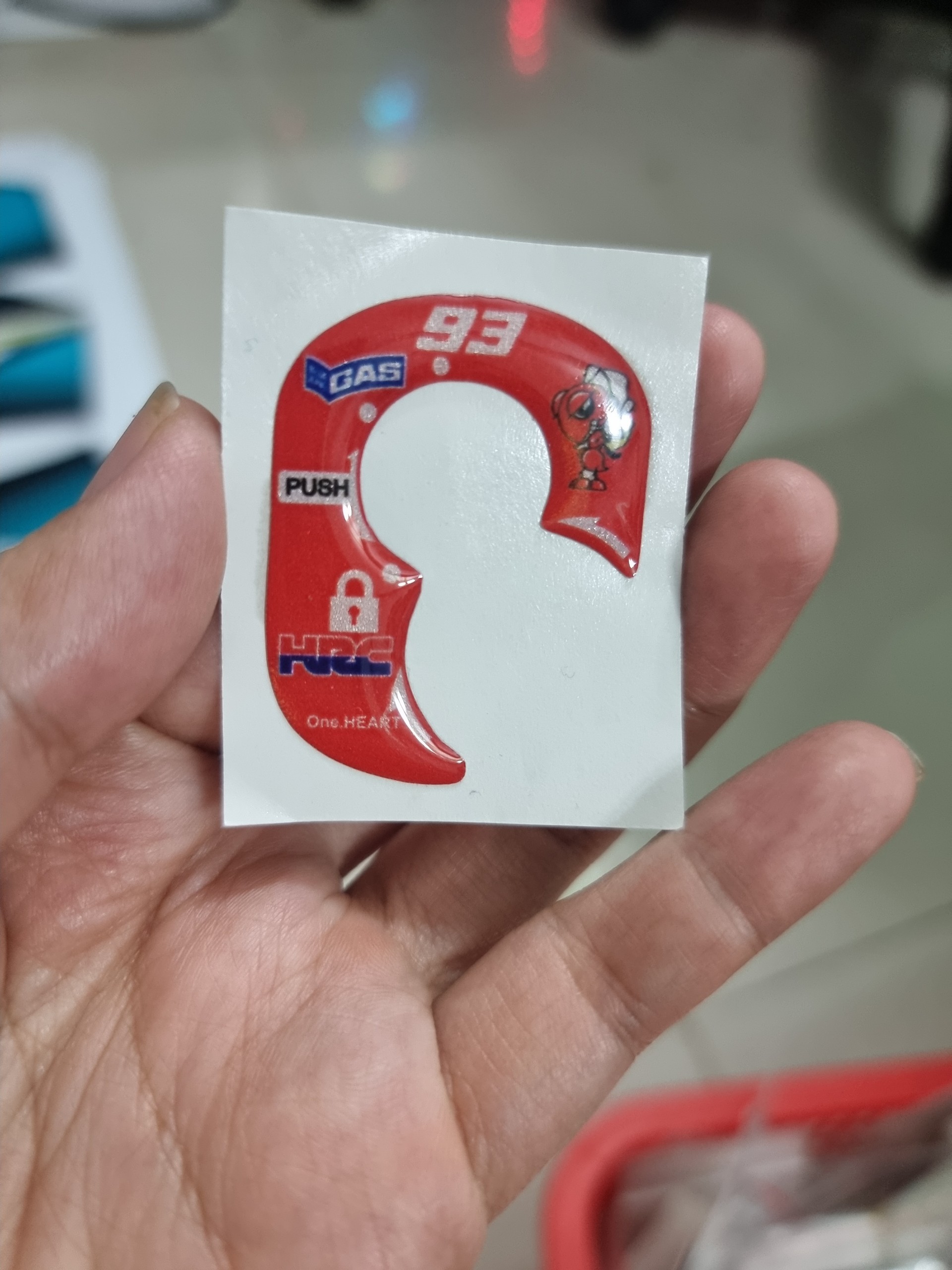 Tem dán ổ khóa xe winner nổi phản quang