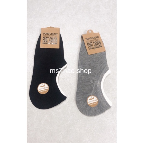 Vớ Tất Lười cổ ngắn mang giày lười Nam thun cottton