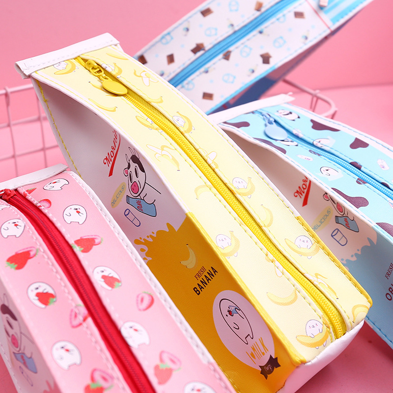 Hộp bút hình hộp sữa dễ thương