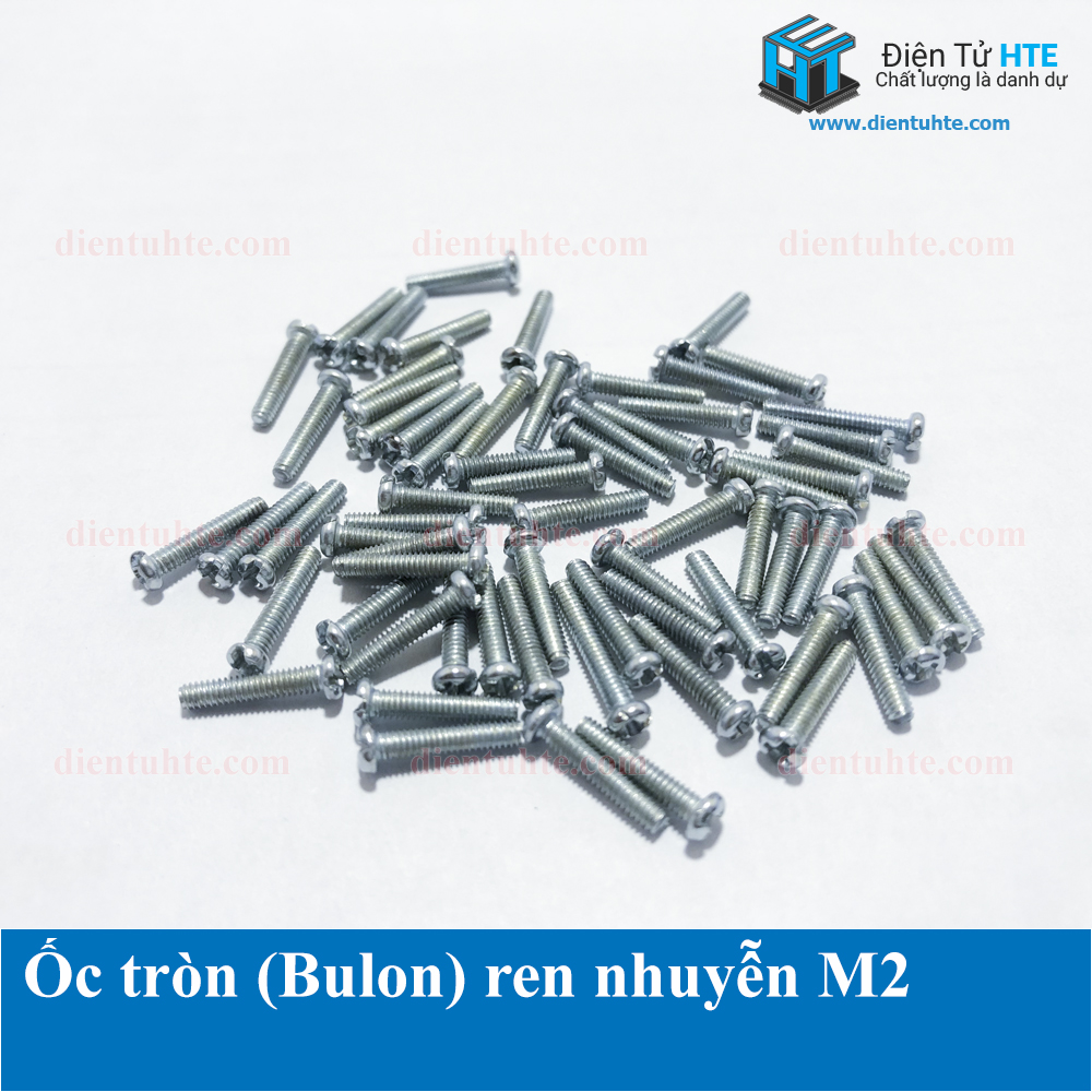 Ốc tròn (Bulon) ren nhuyễn M2