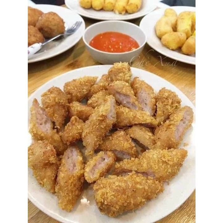 Nem chua rán hộp 500gr (giao Tphcm)