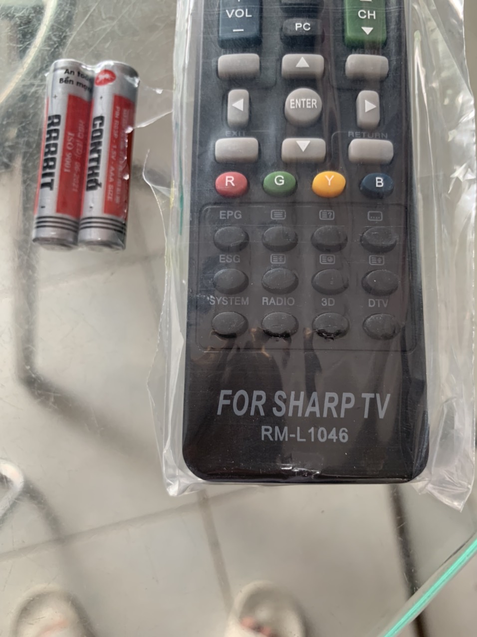 [HCM]REMOTE ĐIỀU KHIỂN TIVI SHARP LCD LED THƯỜNG RM-L1046