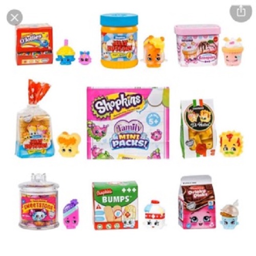 set 5 mẫu sản phẩ shopkins Little Mini