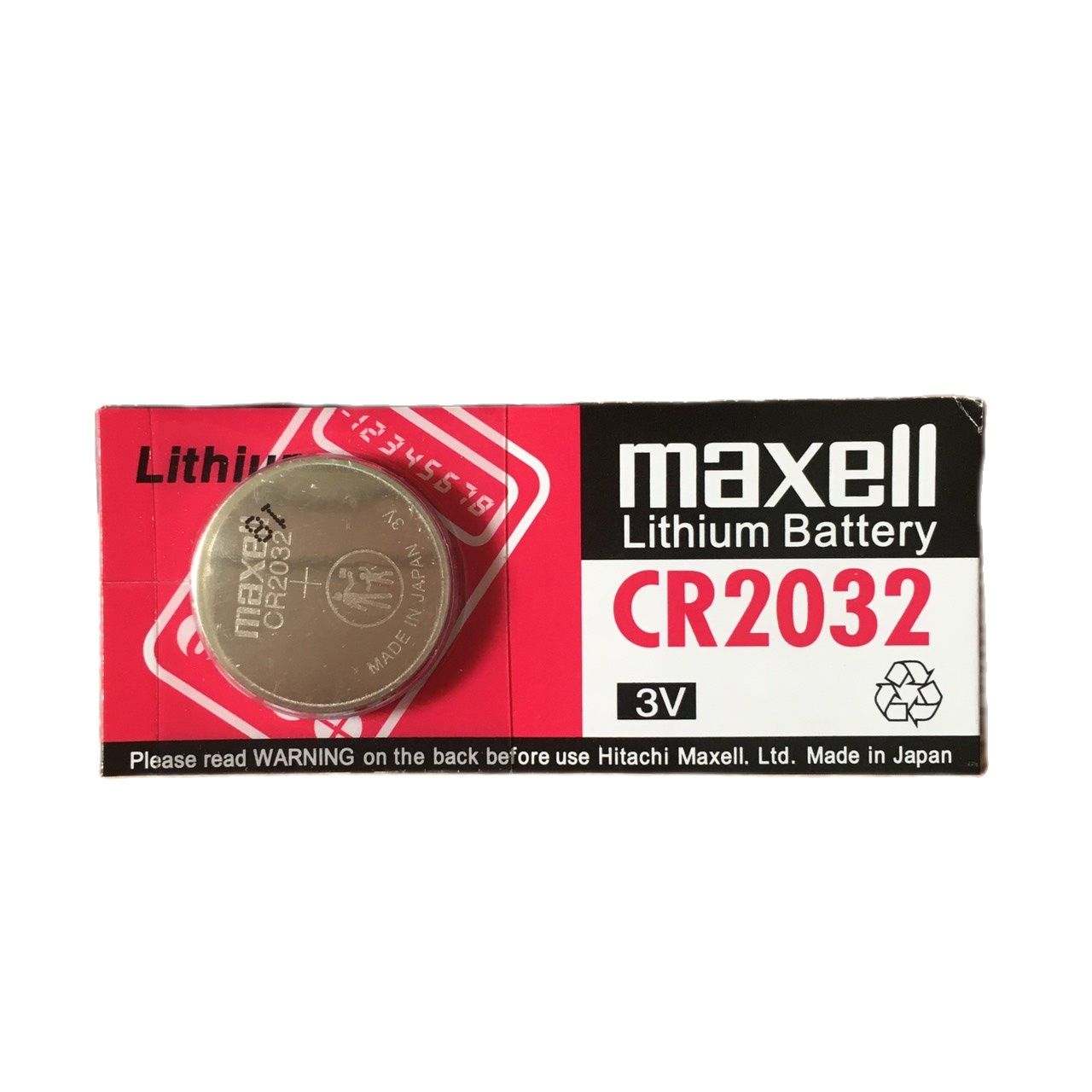 Pin CR2032 / CR2025 / CR2016 Maxell Nhật Bản 1 Viên 3V