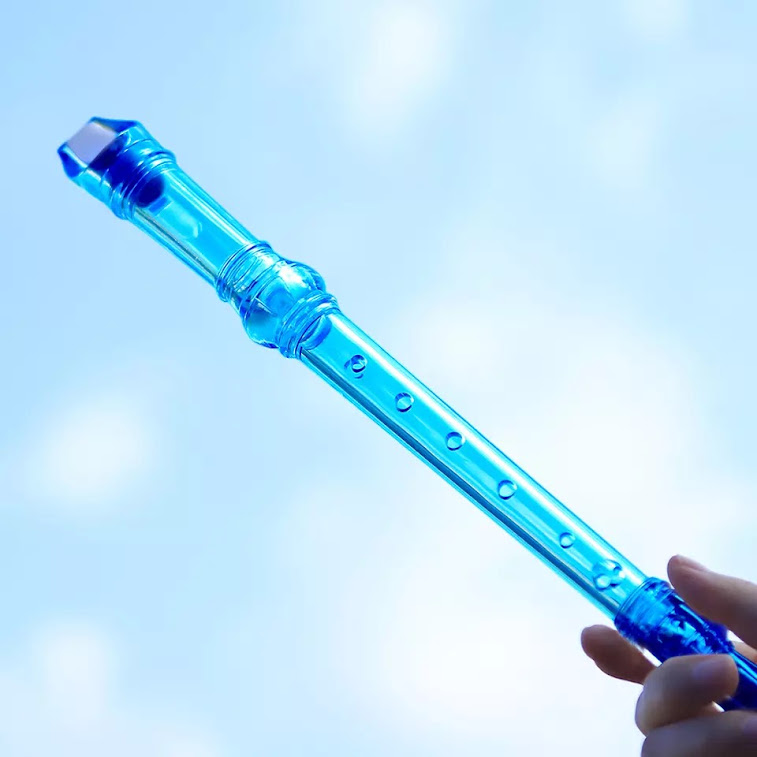 SÁO RECORDER MÀU 8 LỖ TRONG SUỐT