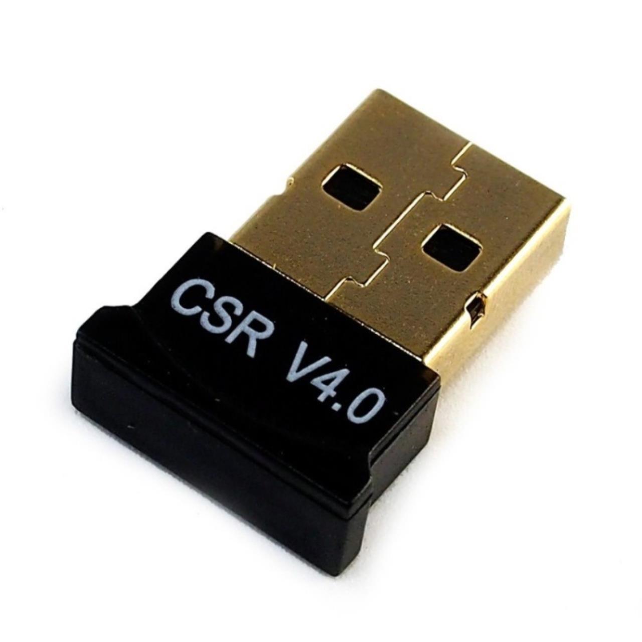 adapter bluetooth - USB bluetooth cho PC- USB Bluetooth CSR 4.0 - usb bluetooth không dây - bổ sung bluetooth cho máy tính (Đen)