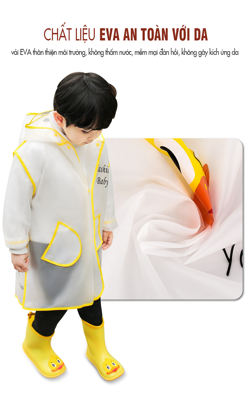 Áo Mưa Chống Nước Cho Bé