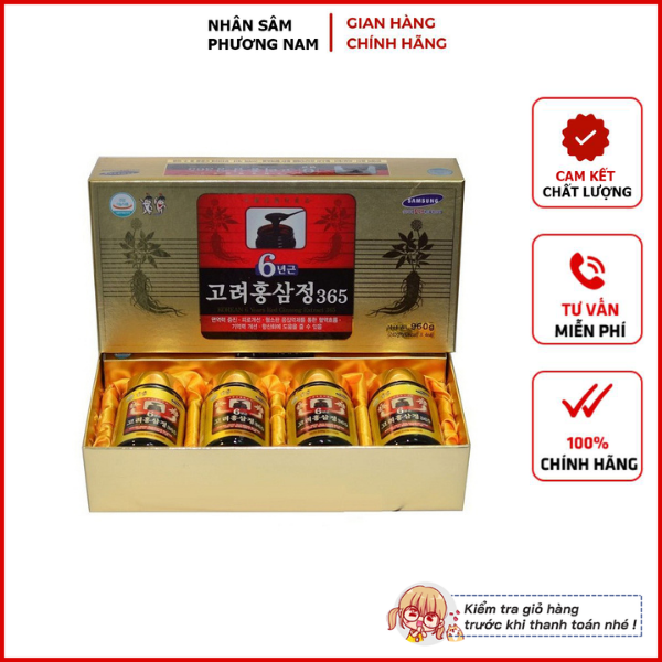 Cao Hồng Sâm 365 Hàn Quốc chính hãng (6 years Korean red ginseng extract 365)