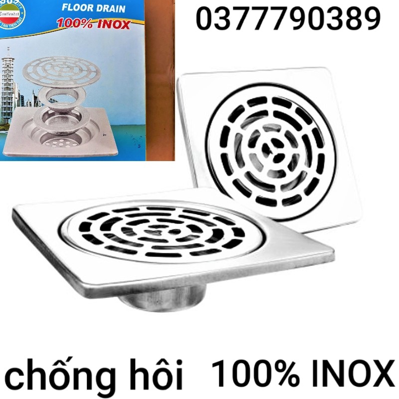 phễu thoát sàn inox 15x15