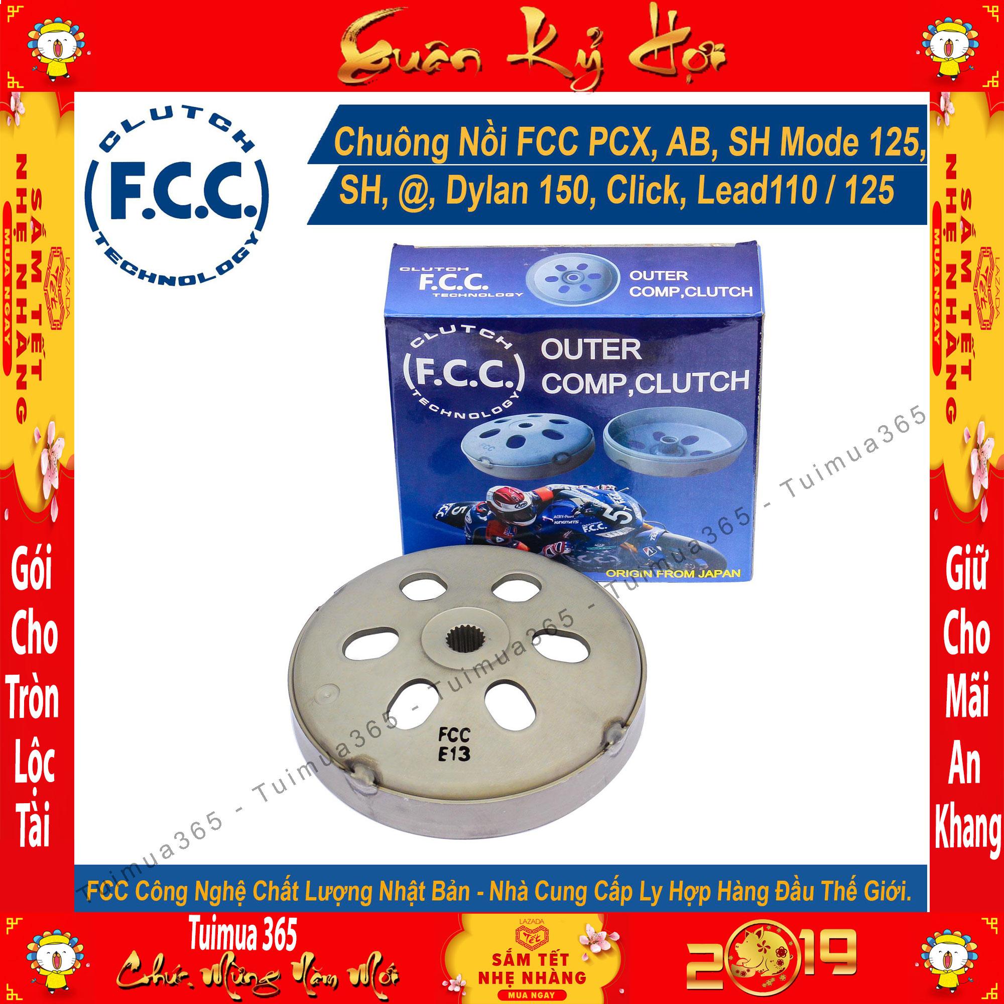 [HCM]Chuông nồi FCC Honda PCX AB SH Mode 125 SH A Còng Dylan150 Click Lead110125