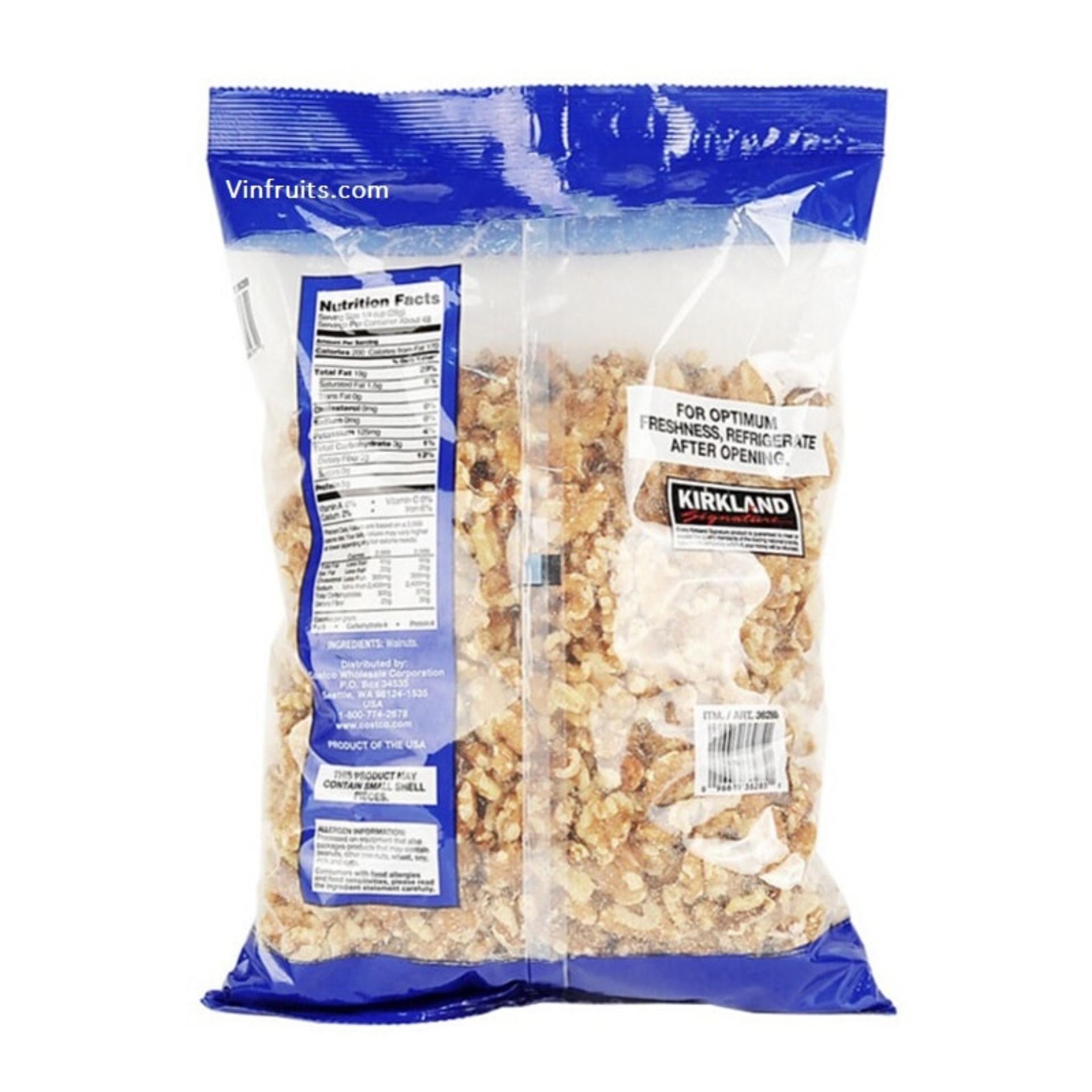 Nhân Hạt Óc Chó Kirkland Mỹ 1.36kg