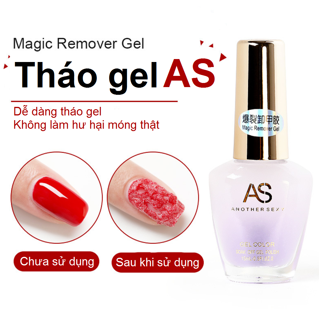 Gỡ tháo gel as - magic remover gel