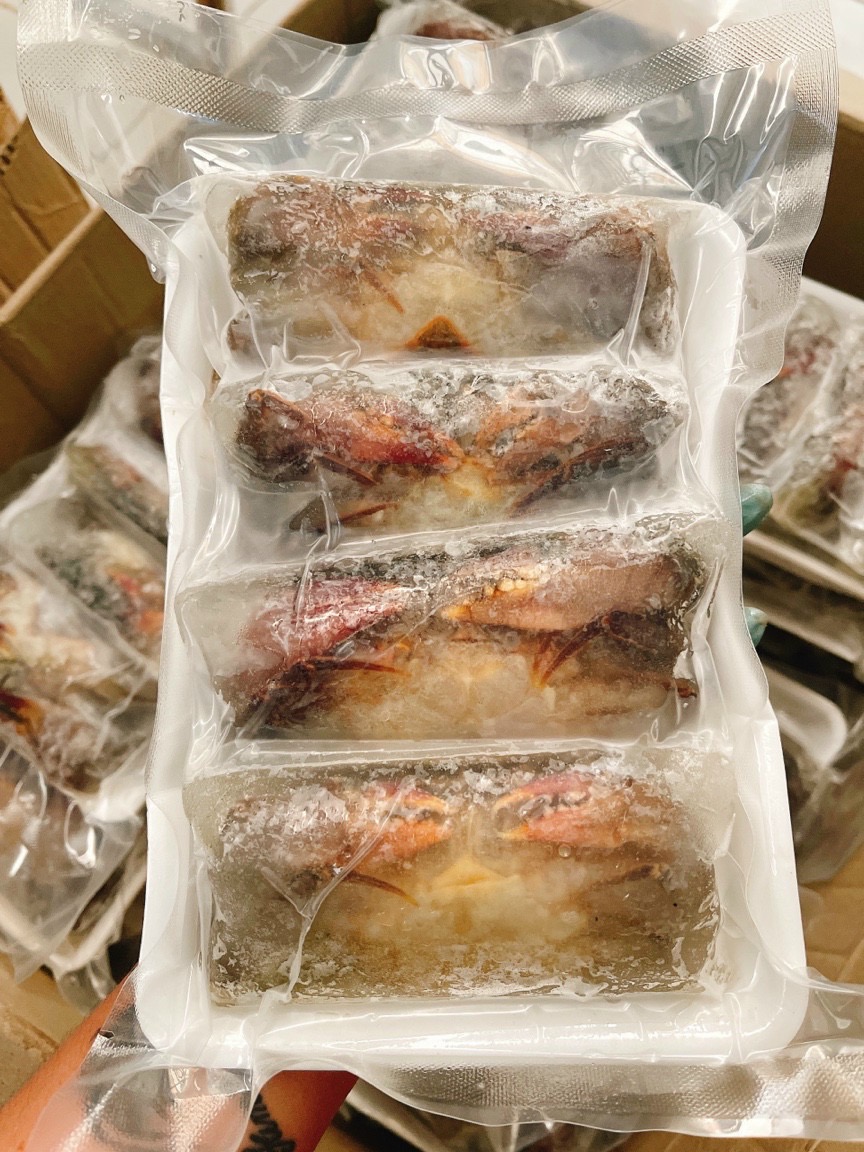 Cua lột chiên giòn cực ngon size 8-12 con kg vĩ 500gr