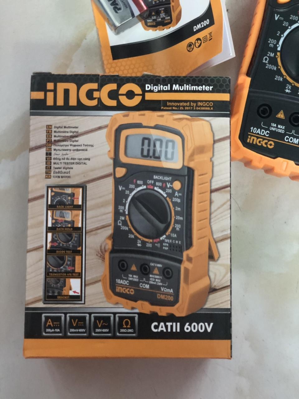 Đồng hồ đo điện vạn năng Ingco DM200