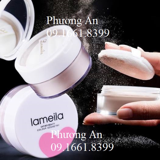 Phấn Phủ Kiềm Dầu Lameila Hình Trái Tim