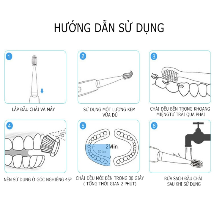 Bàn chải đánh răng điện Philips HX3216 - Hàng Chính Hãng