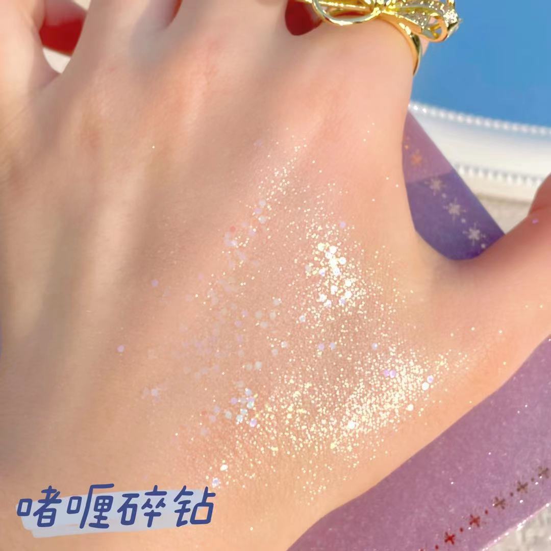 Bảng Phấn Mắt Phấn Má Hồng Phấn bắt sáng 10 Ô ErshiQi