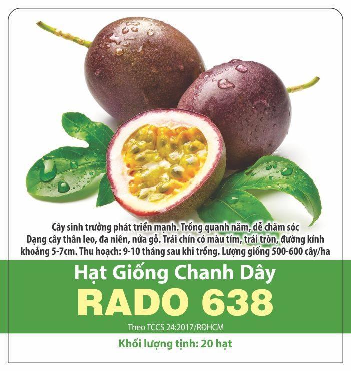 Hạt giống chanh leo thơm ngon sai trái 20 hạt