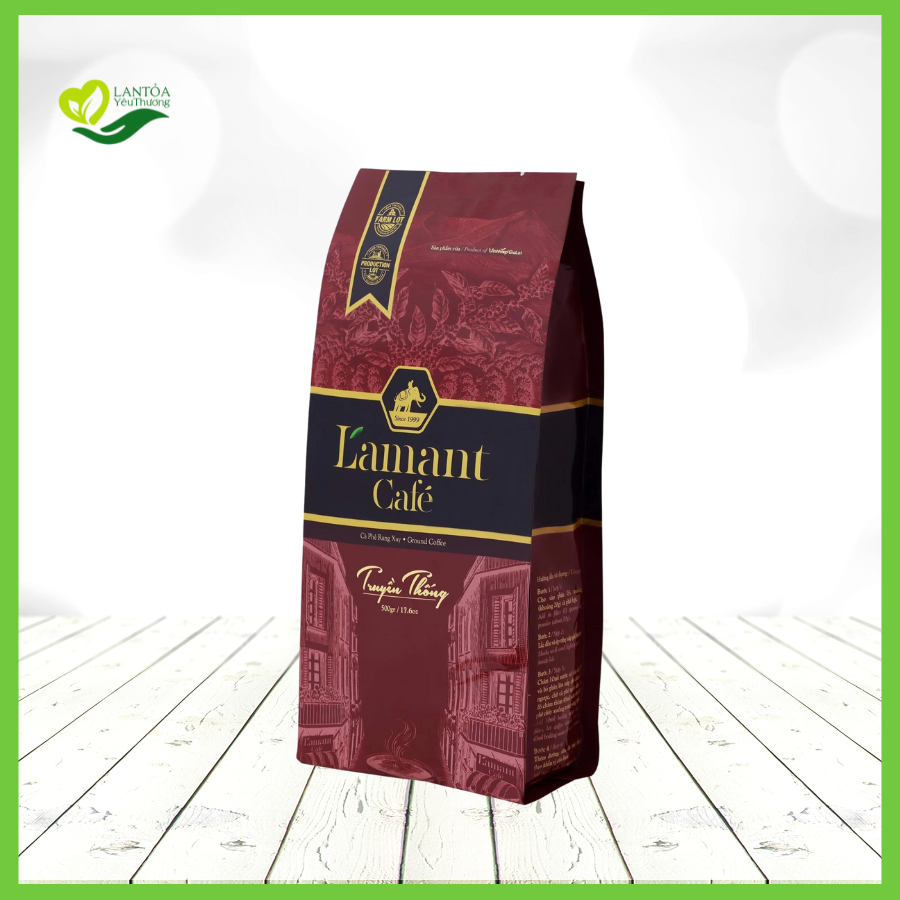 Cà phê rang xay L’amant Truyền thống 500gr