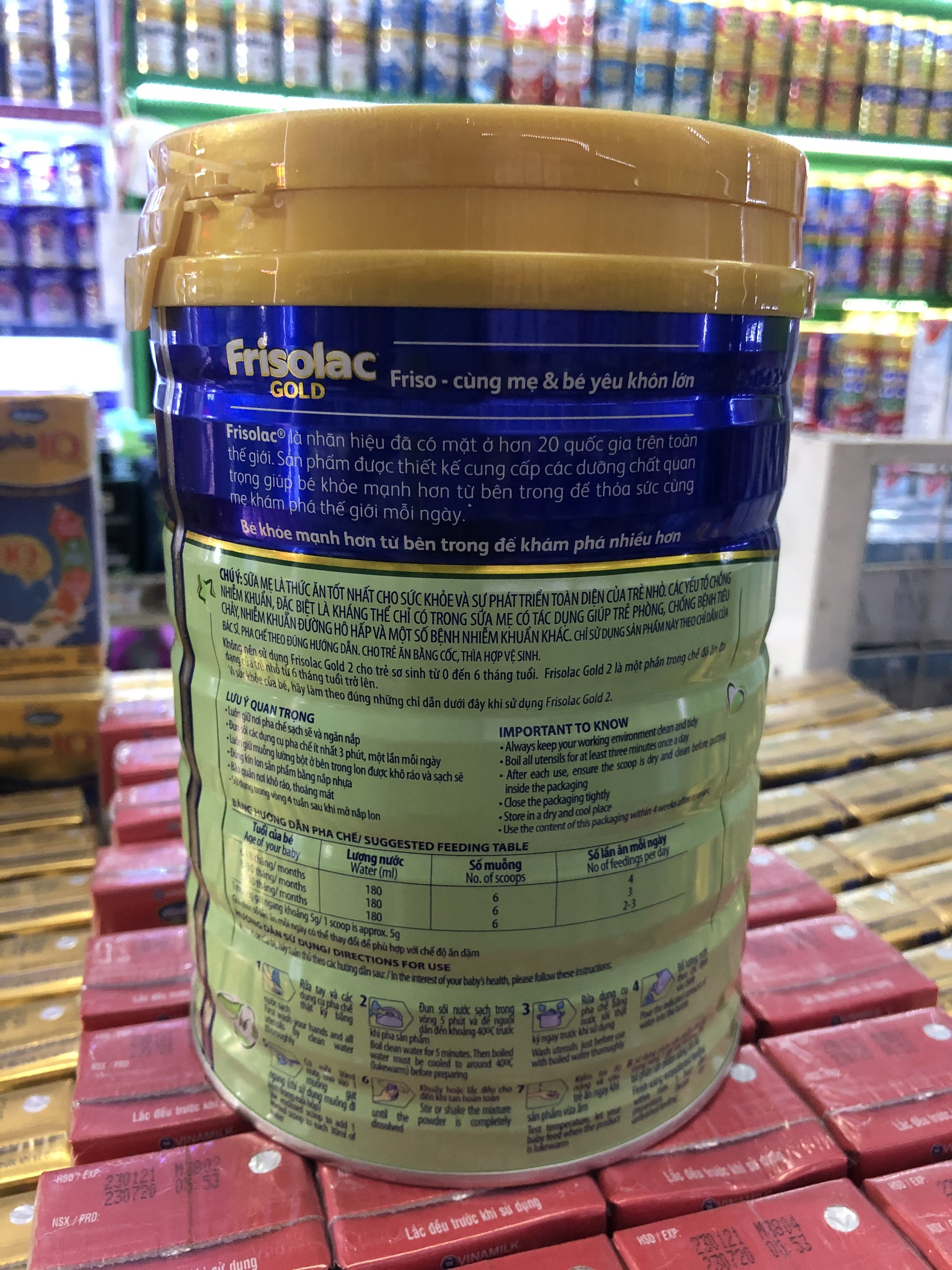 [HCM]Sữa Frisolac gold 2 lon 900g
