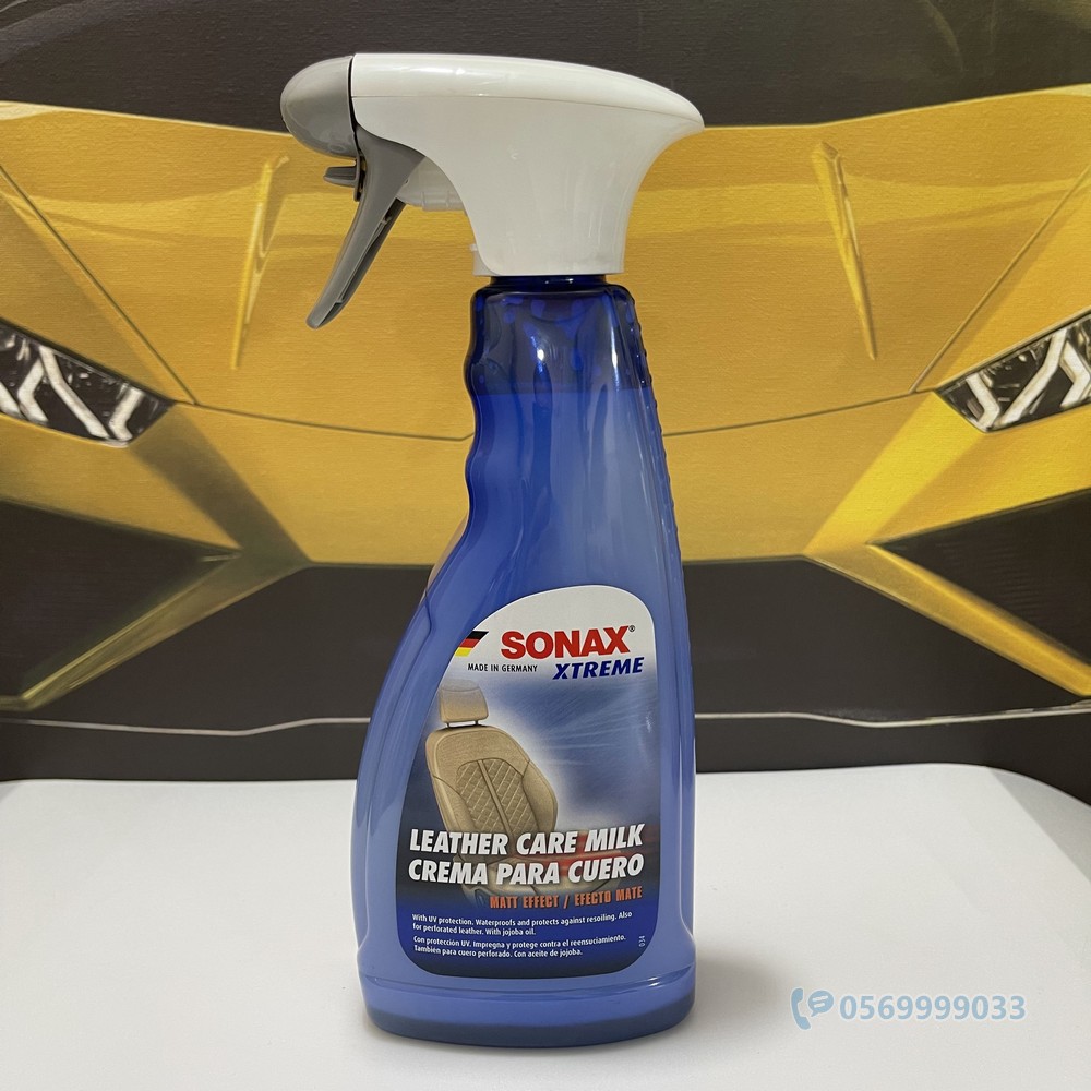 Vệ sinh bảo dưỡng da nội thất xe hơi Sonax Xtreme Leather Care Milk 500ml
