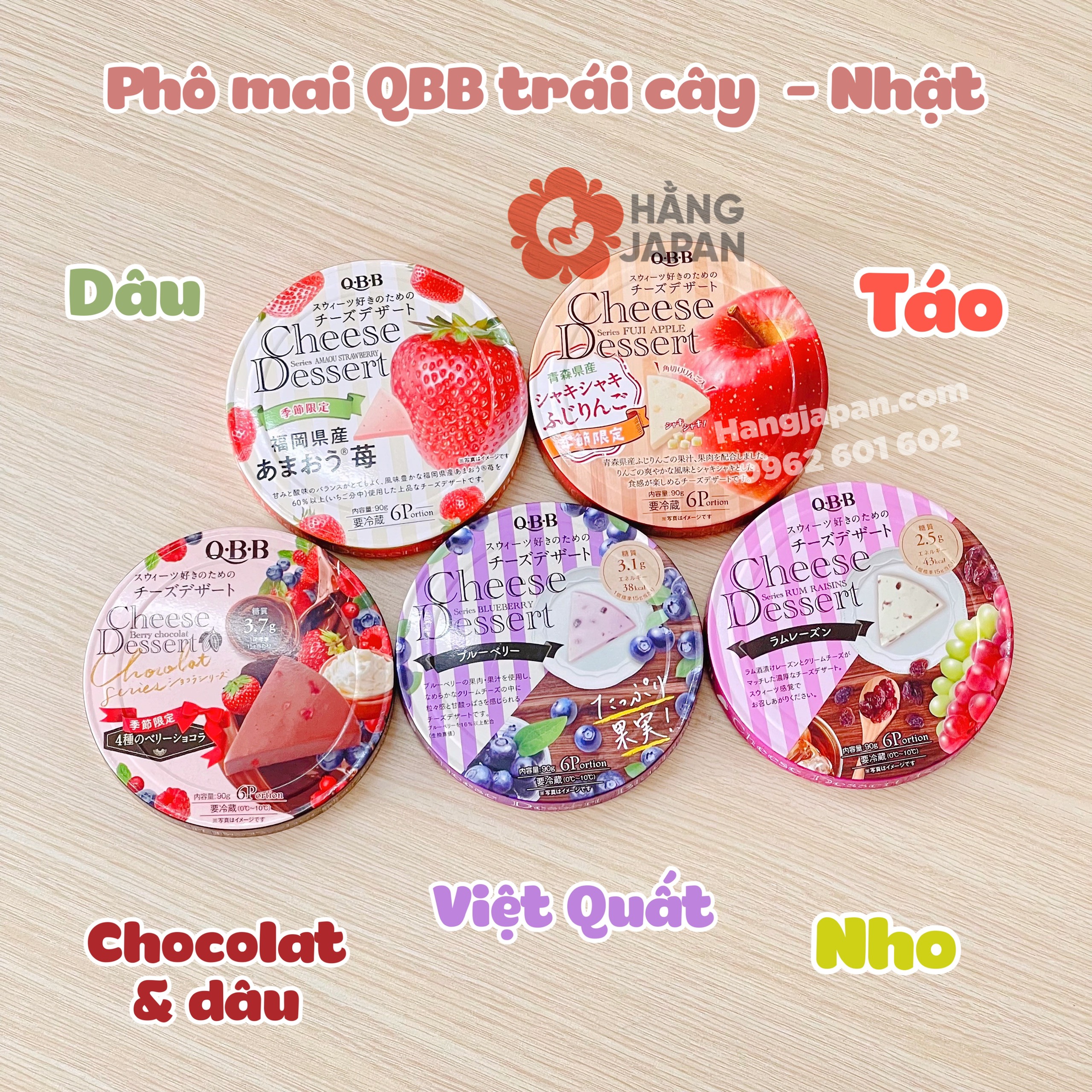 Phô mai cho bé ăn dặm qbb nhật bản